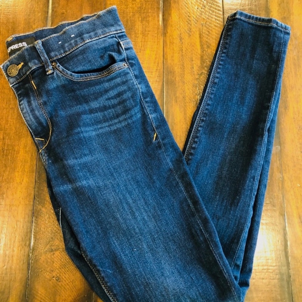 Express Stretch Legging Mid Rise women 6 Reg jeans